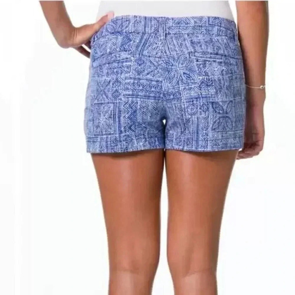 Tori Richard Women's Navy Sneaky Tiki  Sandi Shorts - Picture 2 of 10